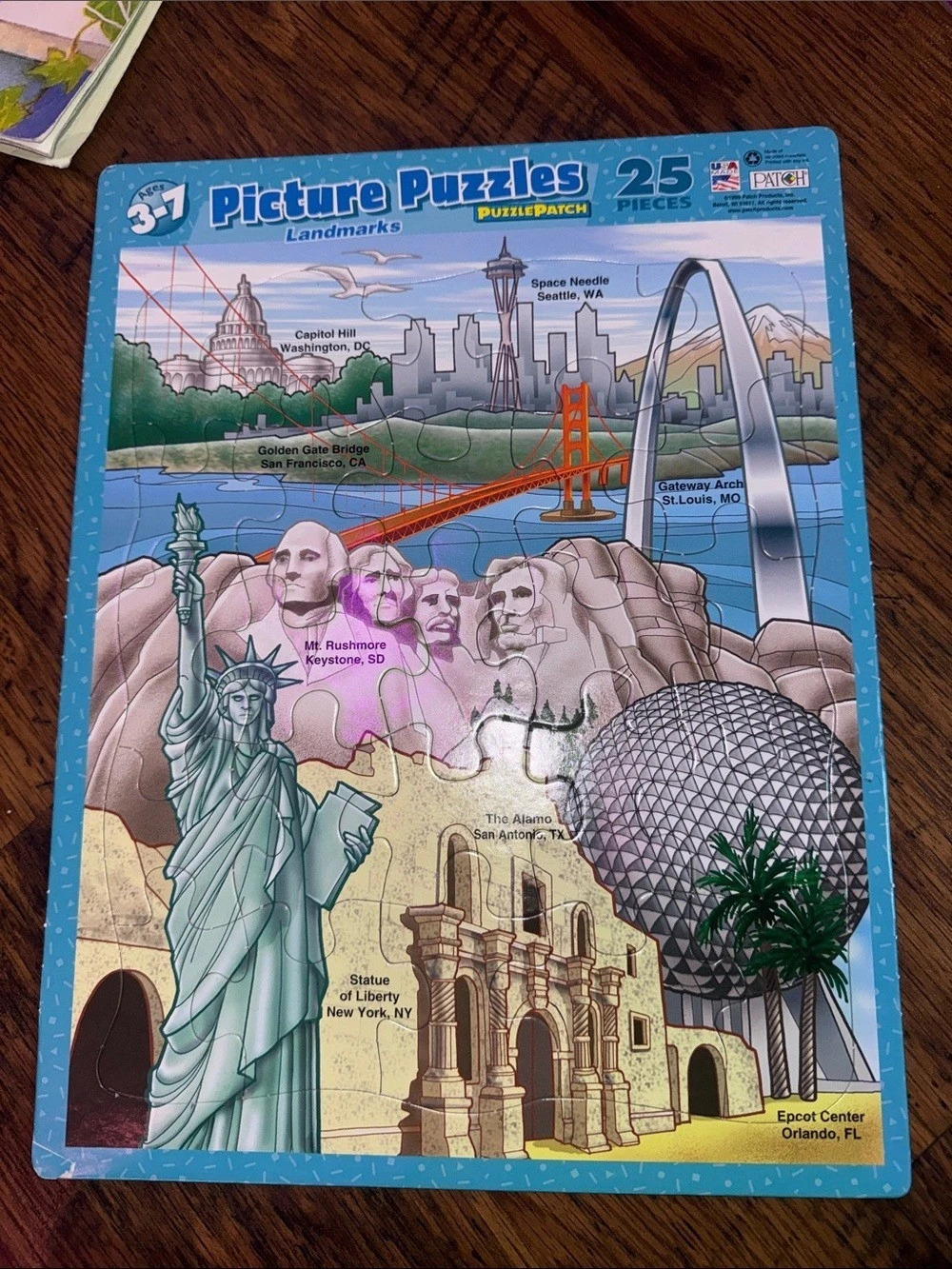 PuzzlePatch Landmarks 25-Piece Puzzle